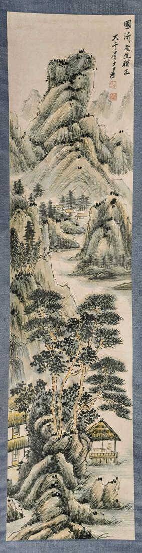 Two Chinese Scrolls After Zhang Daqian (1 of 4)