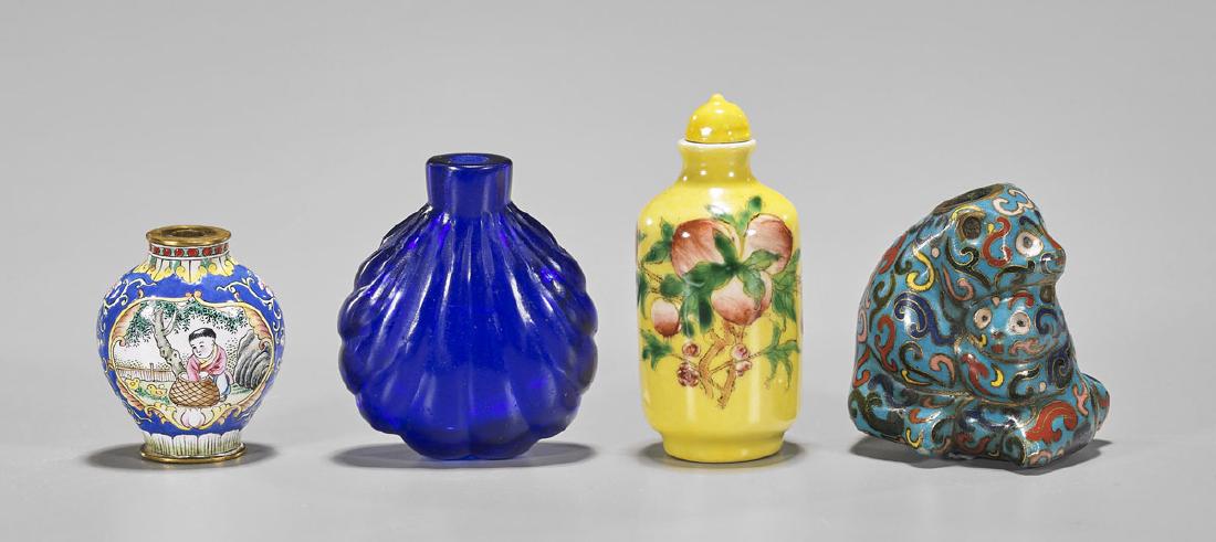 Four Various Snuff Bottles (1 of 3)