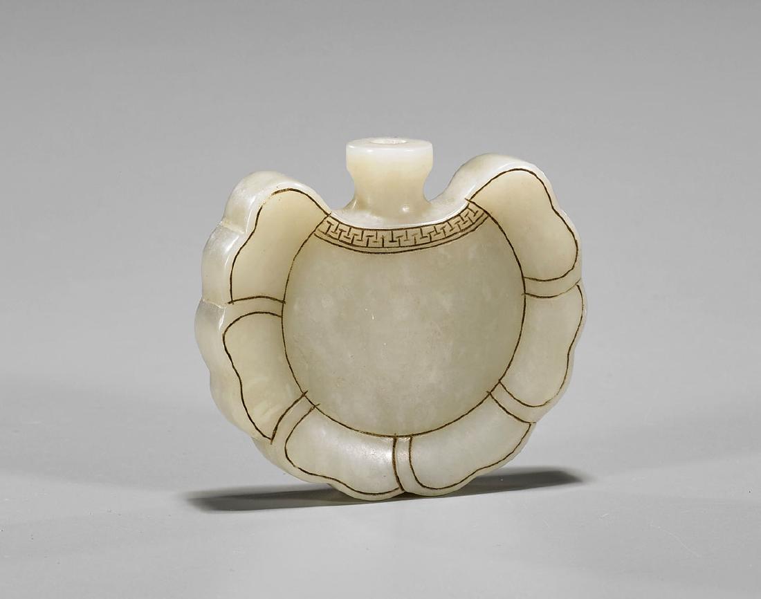 Old Carved Bowenite Snuff Bottle (1 of 1)