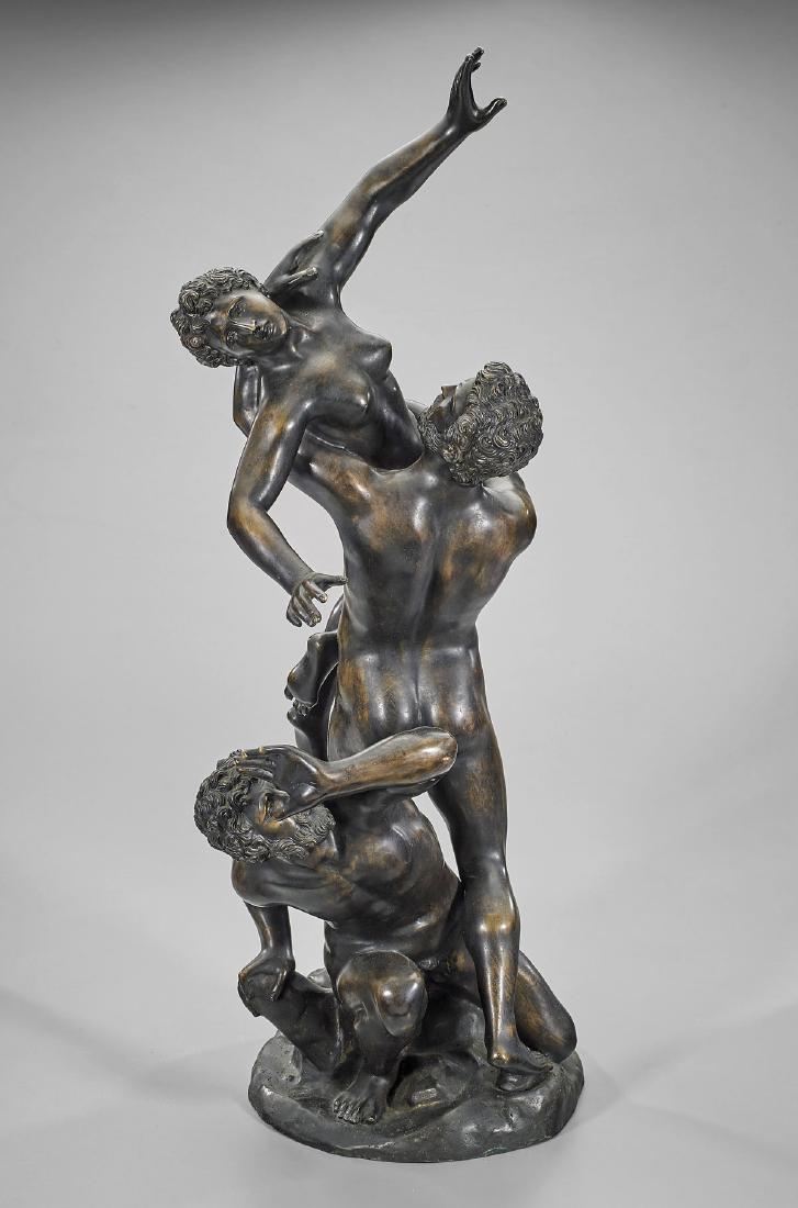 Bronze Group After Giambologna: Rape of a Sabine Woman (1 of 3)