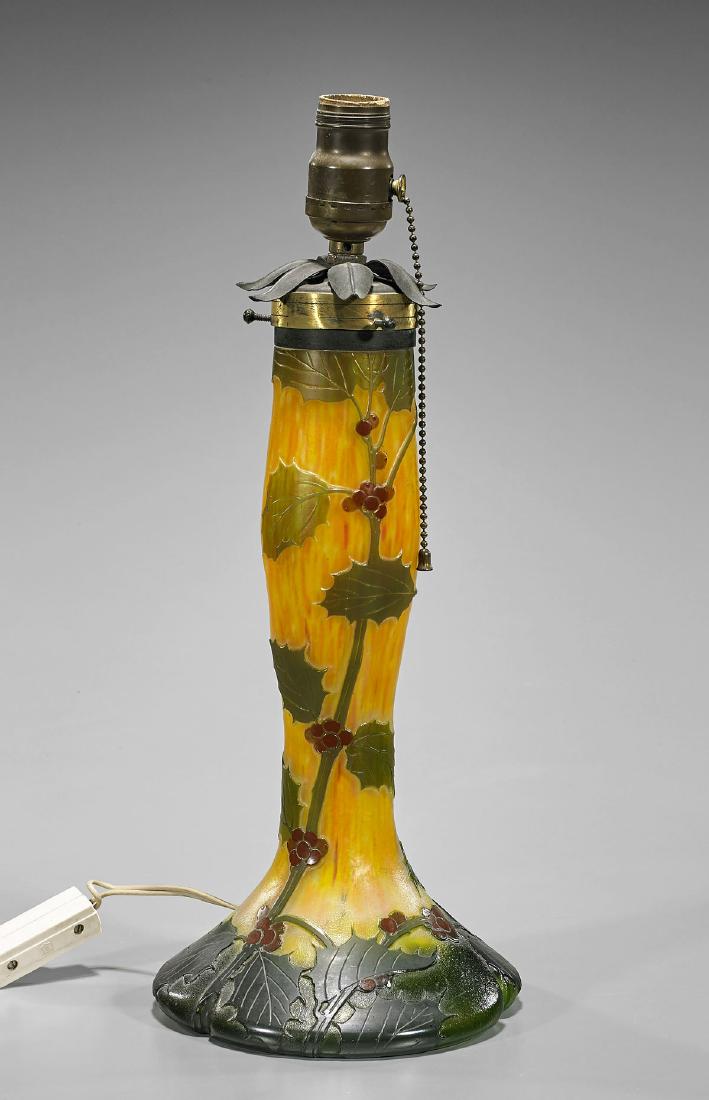 Cameo Art Glass Vase/Lamp Signed Legras (1 of 2)