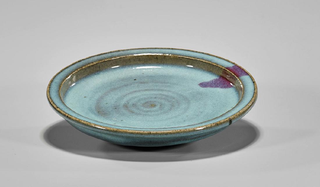 Chinese Jun-Type Footed Dish (1 of 2)