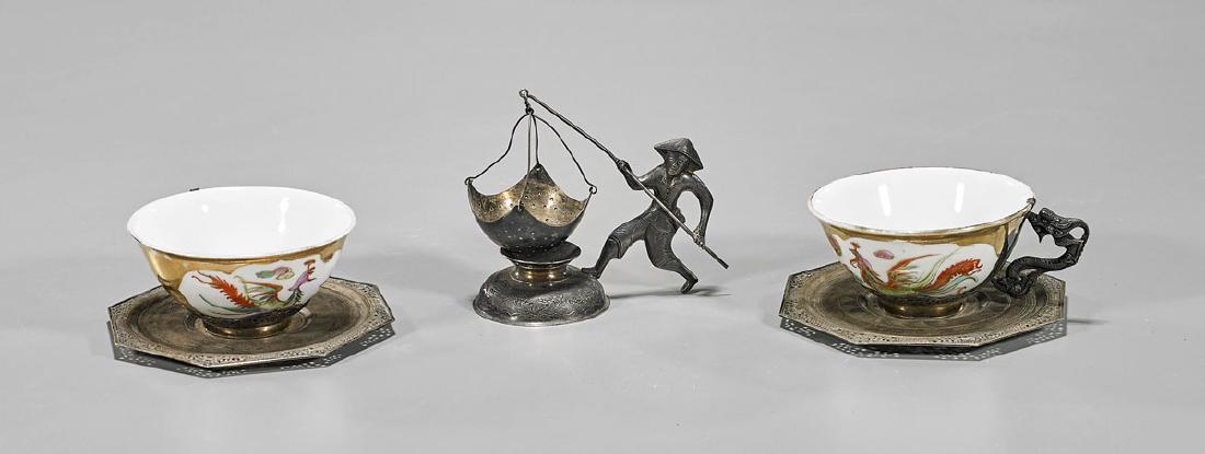 Three Vietnamese Silver & Silver-Mounted Pieces (1 of 1)