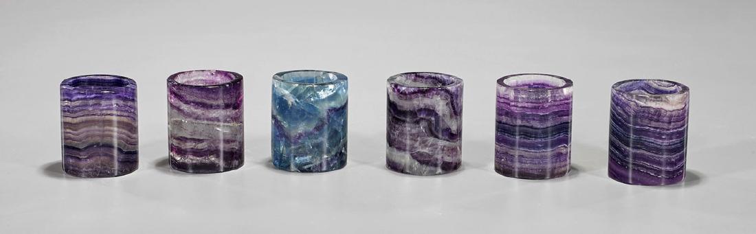Set of Six Fluorite Cups (1 of 1)