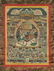TWO SINO-TIBETAN PAINTED THANGKA: Jambhala