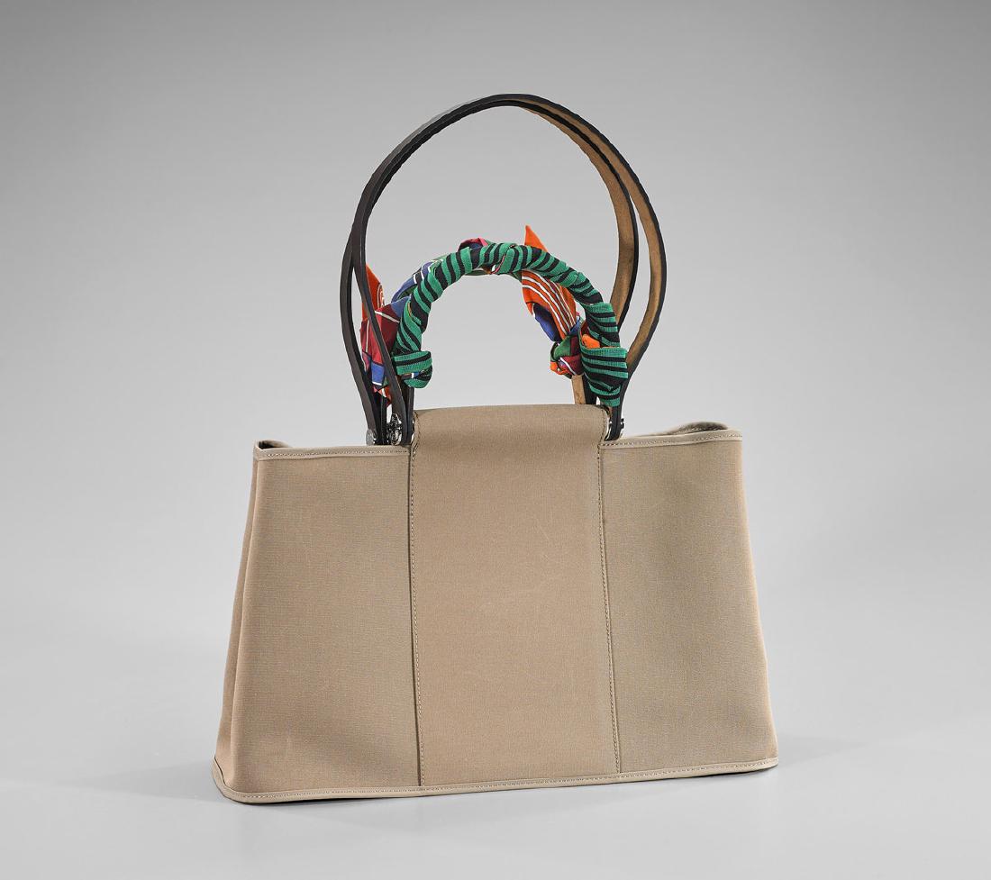 HERMES CABAG ELAN TOTE BAG & TWO SILK TIES (1 of 5)