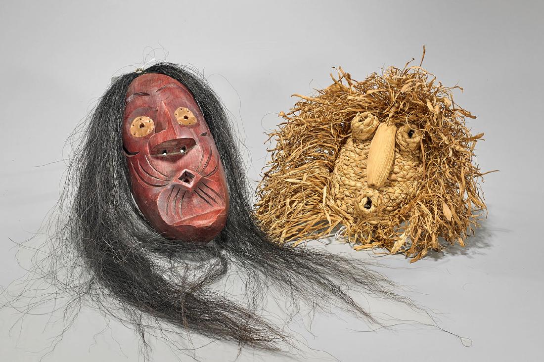 Two Iroquois Ceremonial Masks (1 of 1)