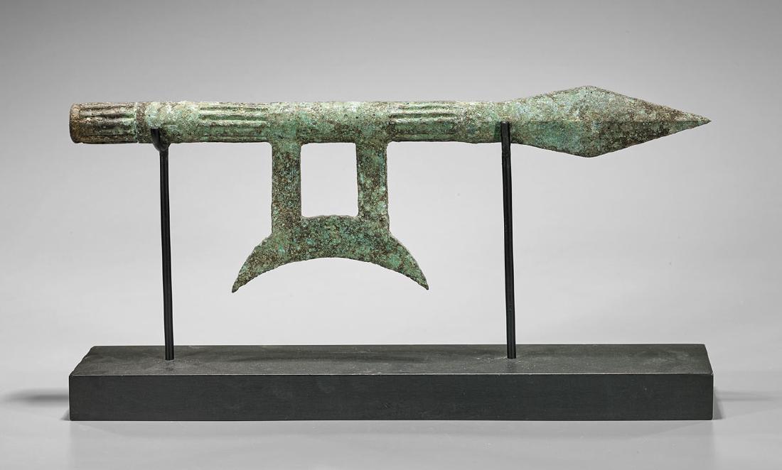 Archaistic Chinese Bronze Spear (1 of 2)