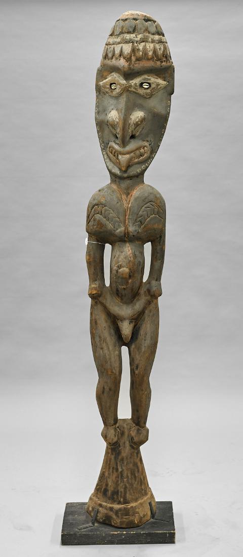 Massive Oceanic Carved Wood Figure (1 of 1)