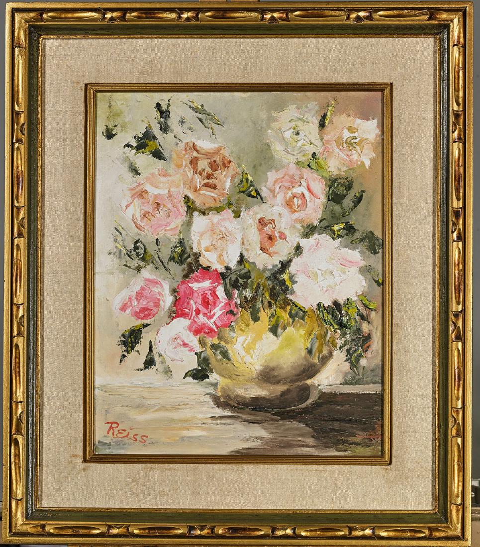 Four Various Paintings: Flowers & Girls (1 of 8)