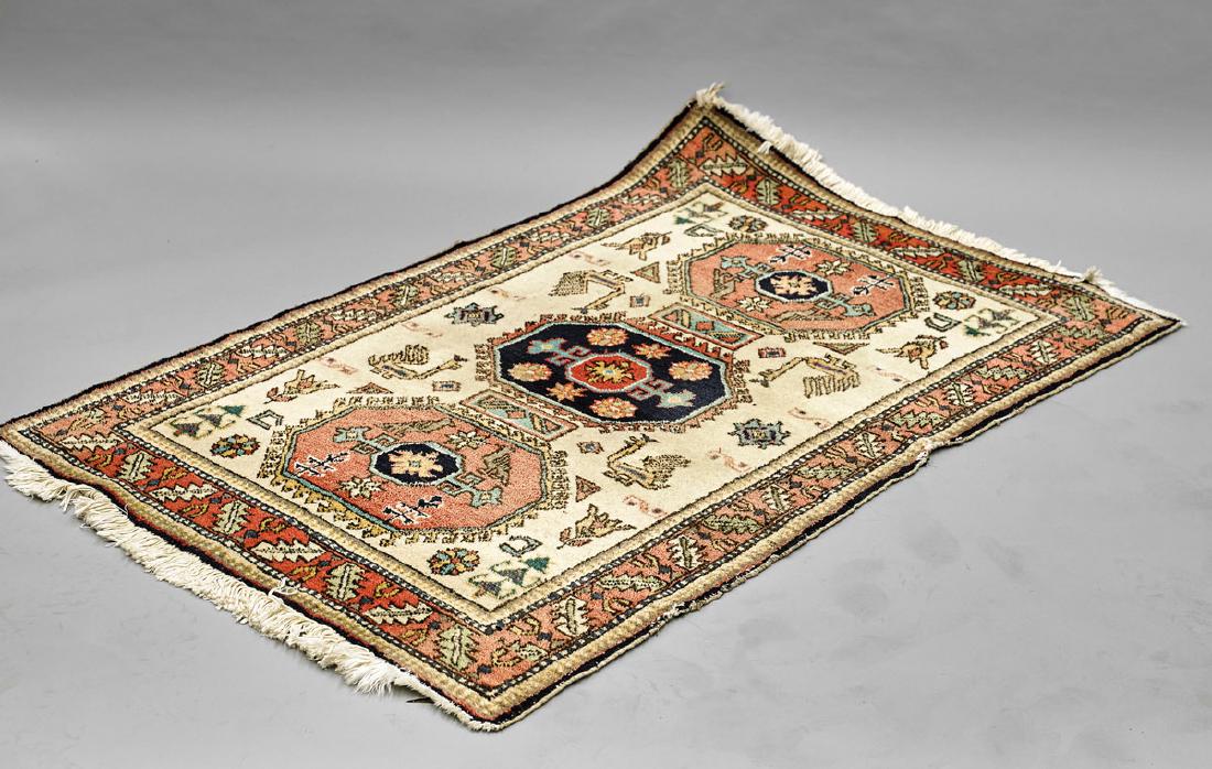 Persian Animal-Motif Wool Rug (1 of 1)
