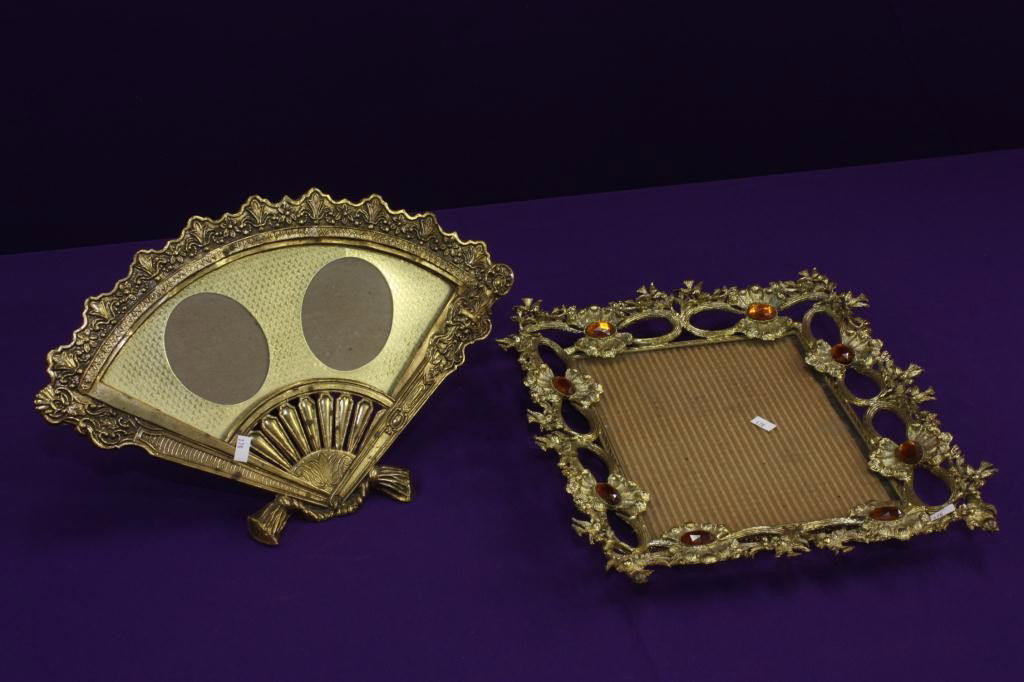 Brass Picture Frames: good condition, 18" X 15"