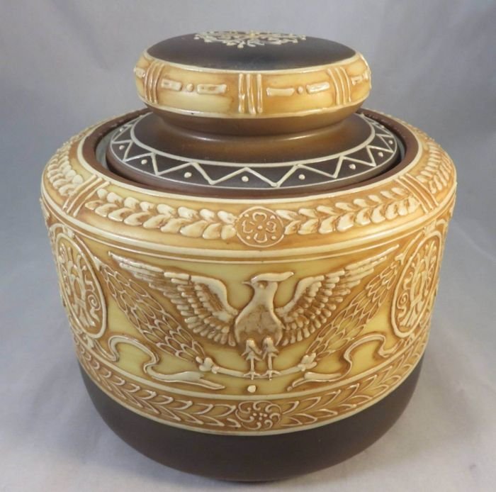 Rare Antique Nippon Humidor full of Moriage and 4 (1 of 7)