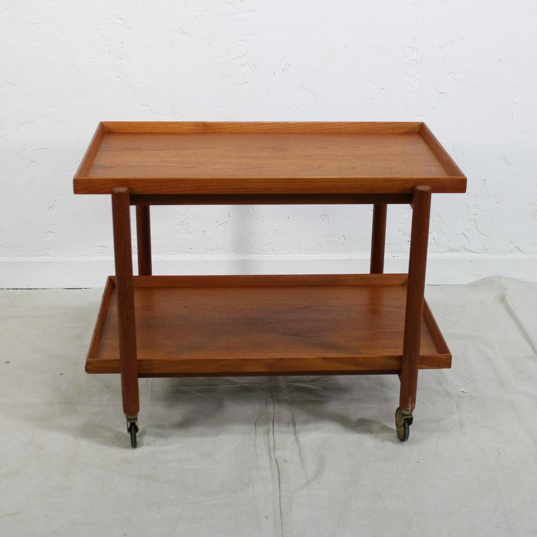 Poul Hundevad Danish Modern Teak Bar Cart (1 of 5)