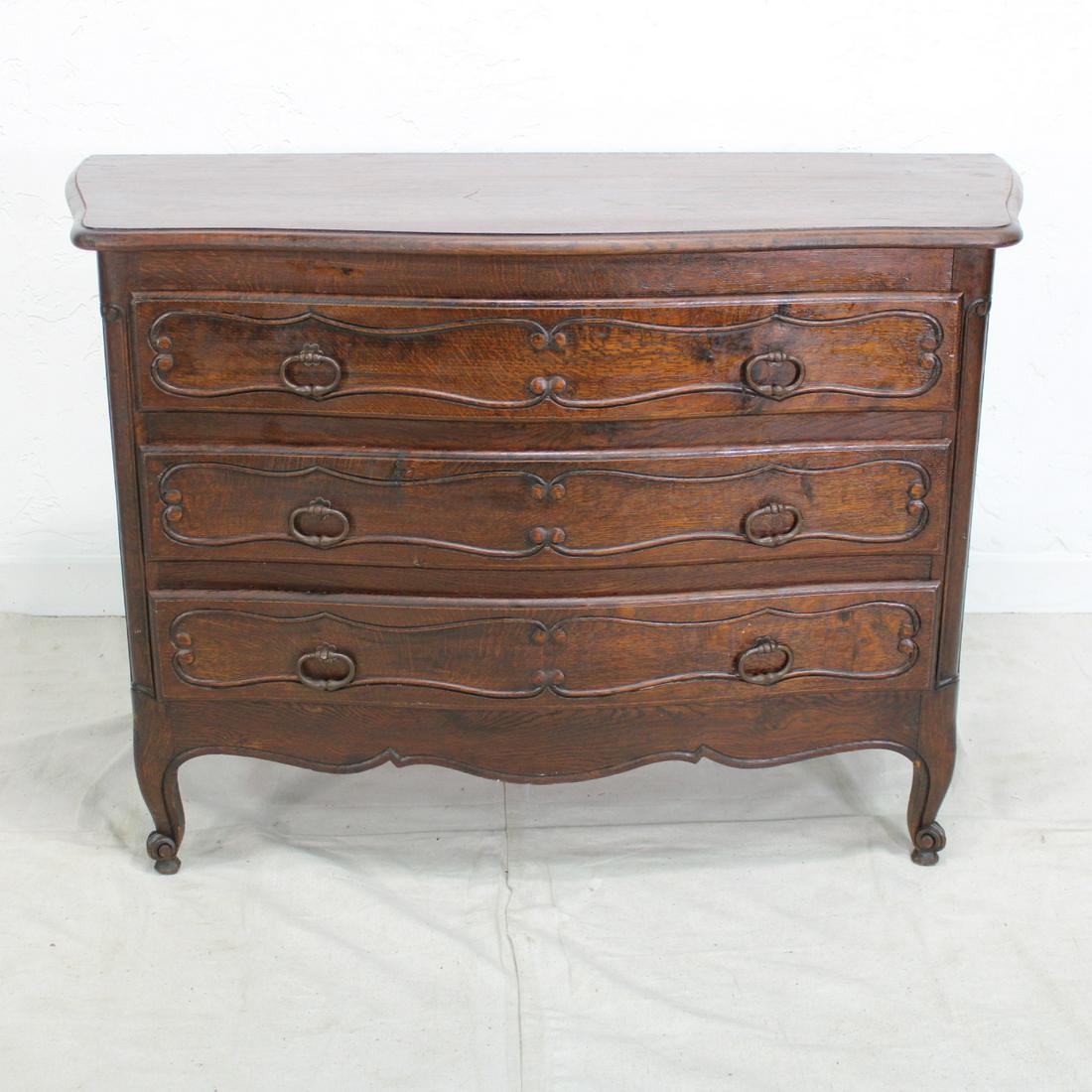 Louis XV Style Rustic Commode (1 of 5)