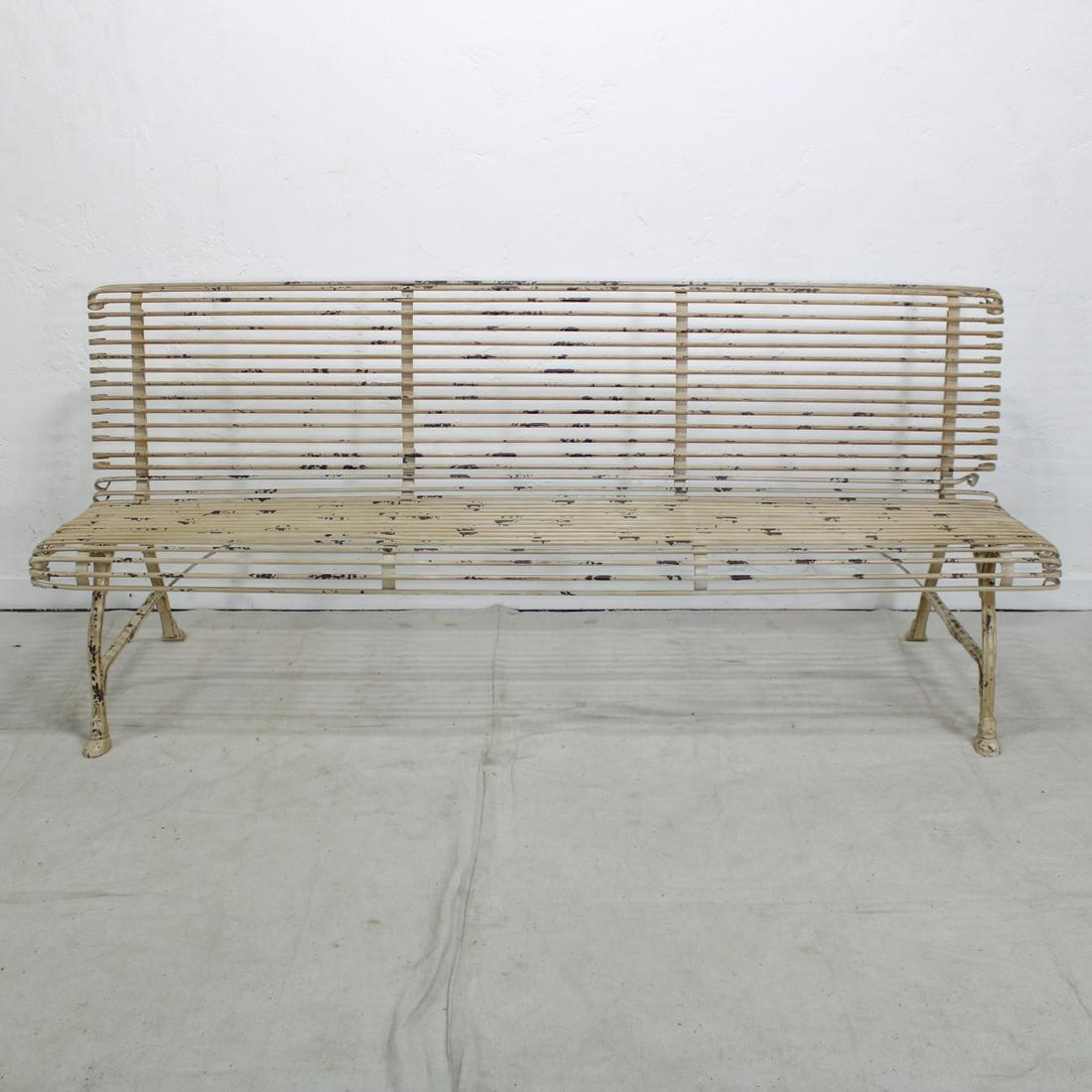 Metal outdoor bench (1 of 4)