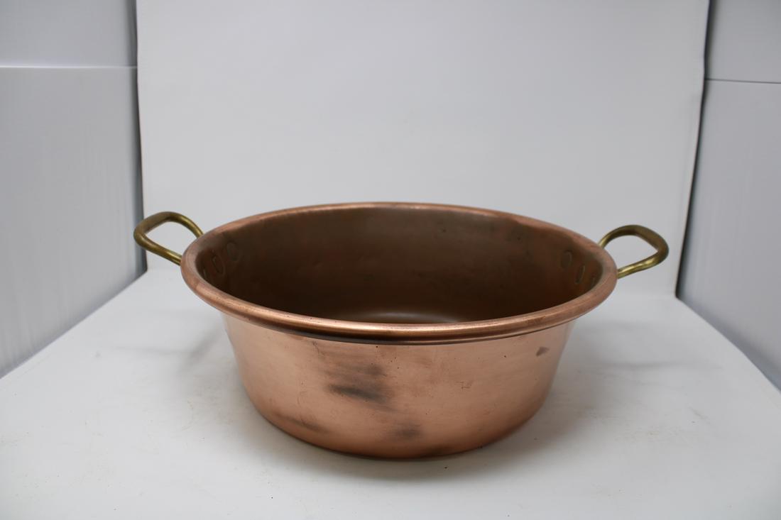 Round Copper Jam Pan #1 (1 of 2)