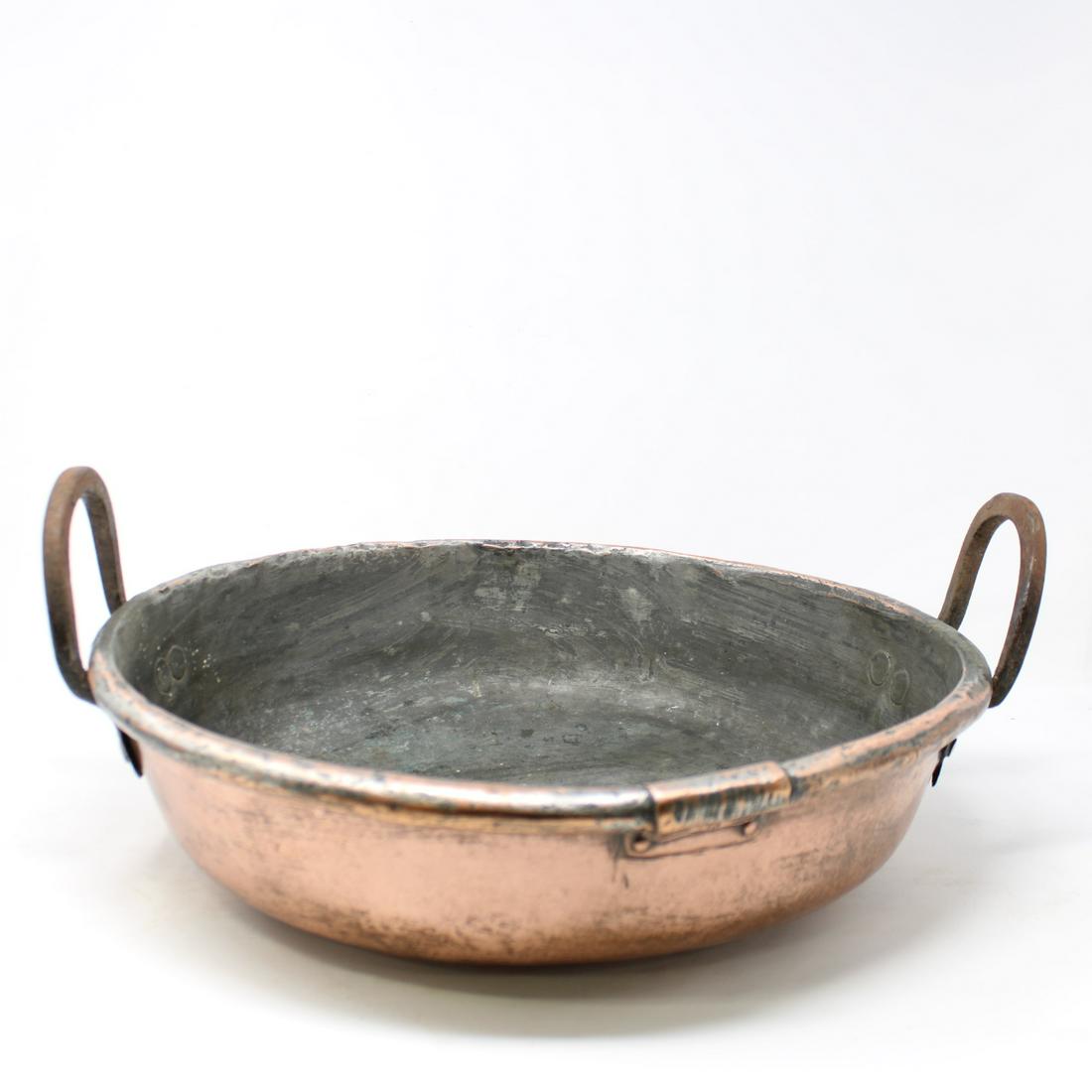 Round Copper Jam Pan #3 (1 of 2)