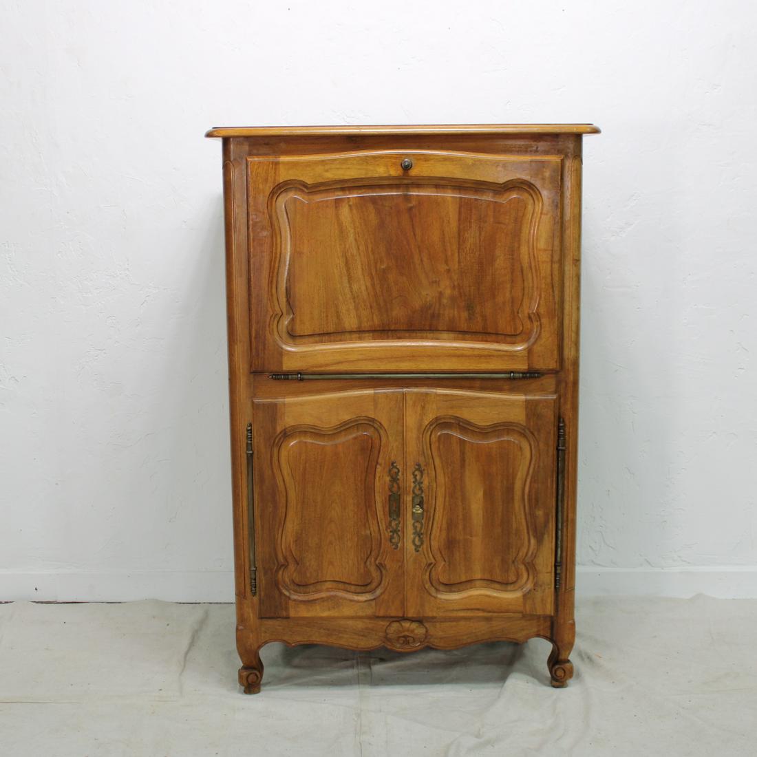 Louis XV Style Drop Front Cabinet (1 of 4)