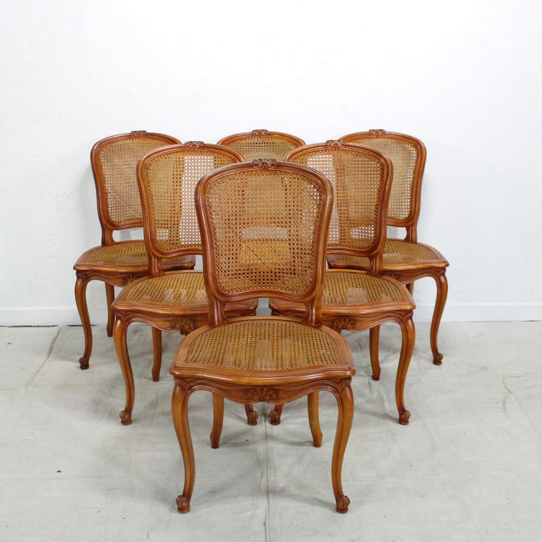 6 Louis XV Style dining chairs (1 of 5)