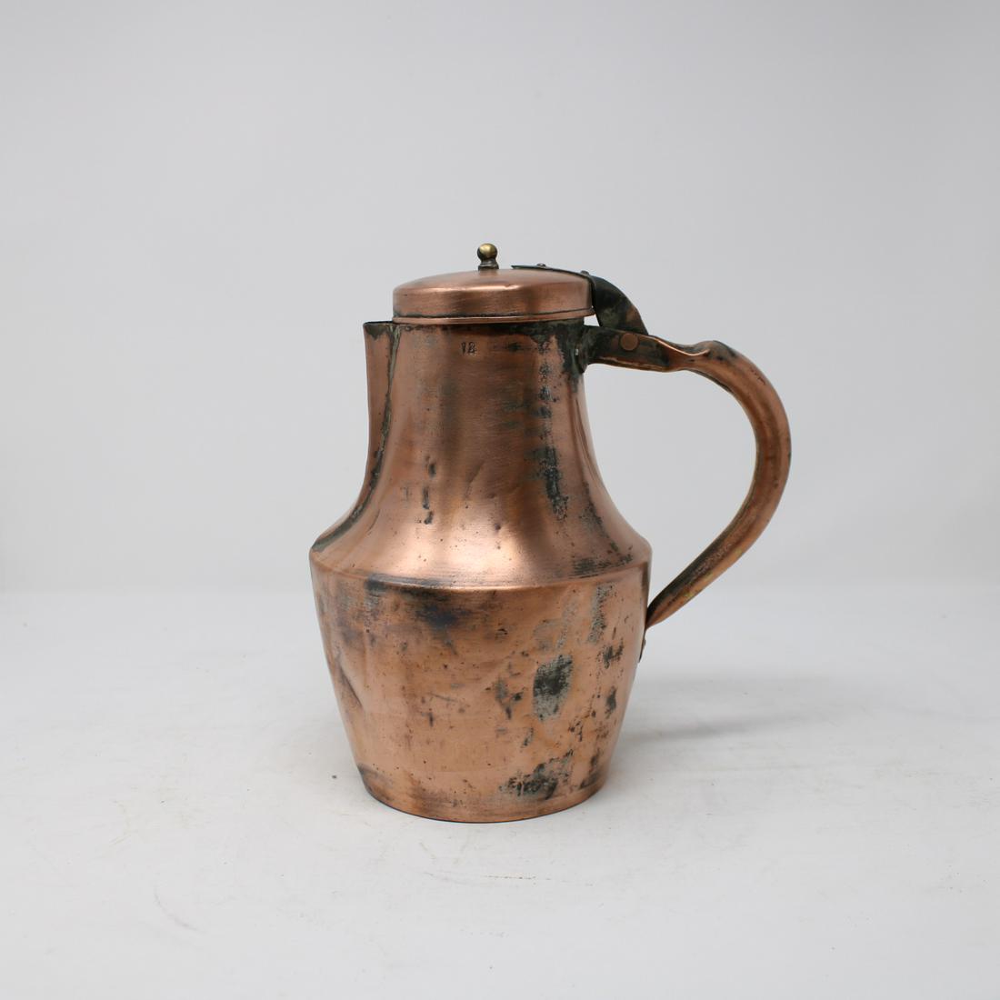 Copper Jug from France: Copper plated Jug from France