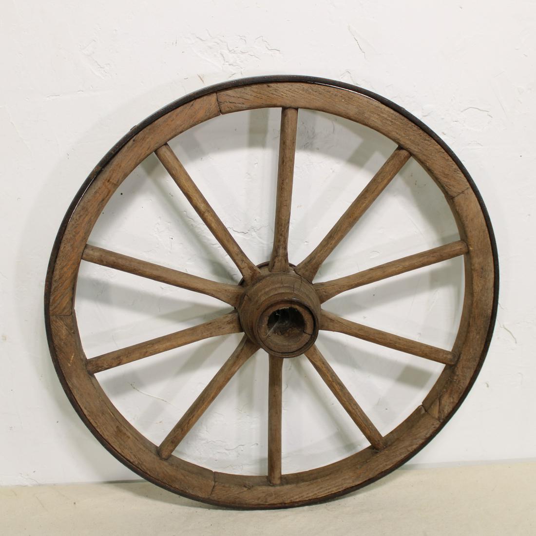 French Oak Wagon Wheel: French Oak Wagon Wheel