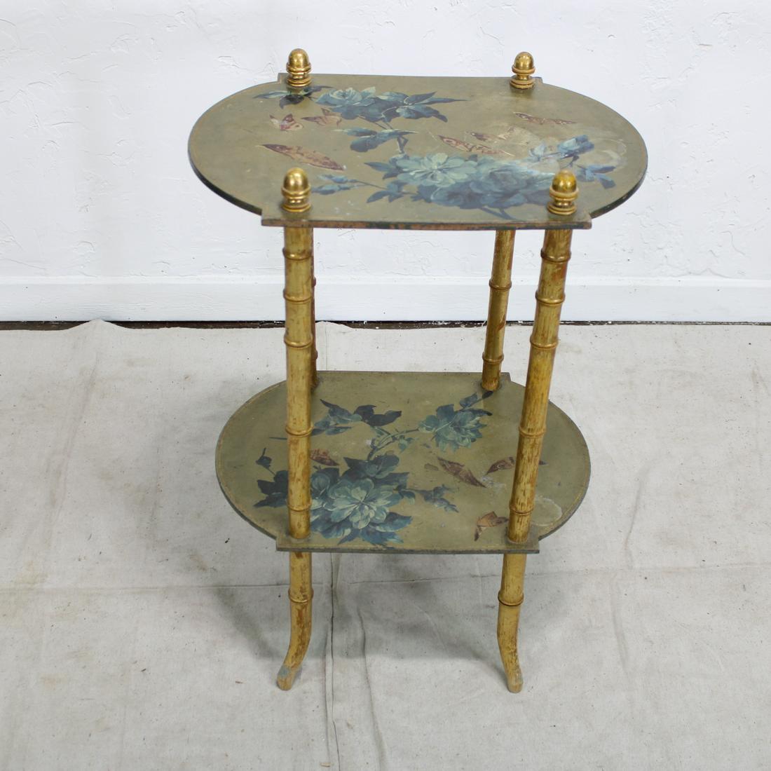 Painted French 2 Tier Table (1 of 4)