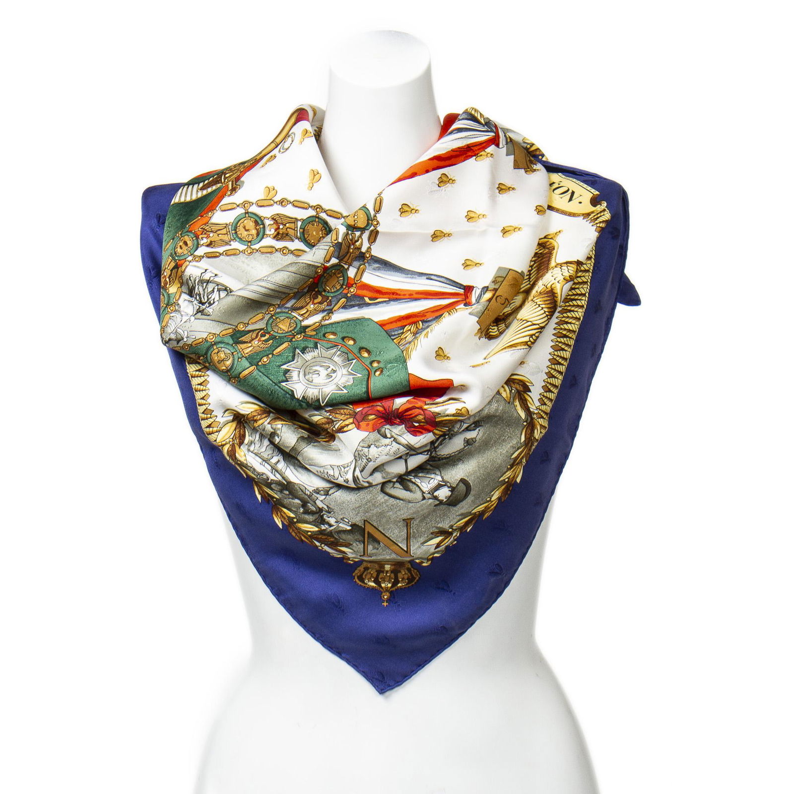 Hermes Scarf "Napoleon" by Philippe Ledoux (1 of 2)