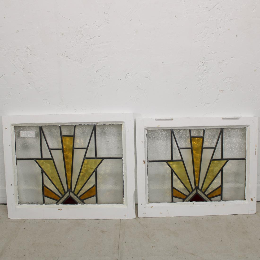 Pair of British Stained Glass Windows #3 (1 of 2)