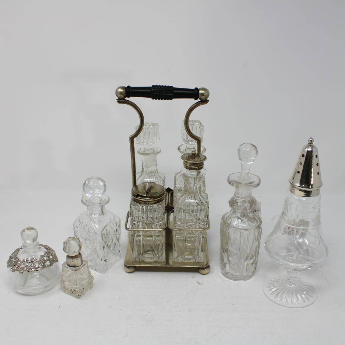 6 piece collection of glass items from England (1 of 3)