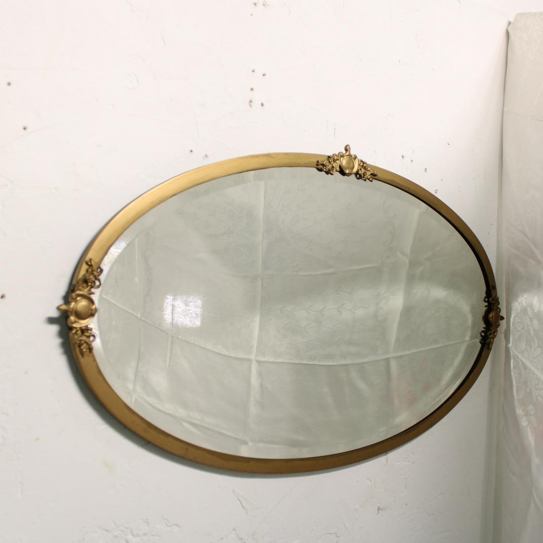 British Metal Framed Beveled Mirror #1 (1 of 2)