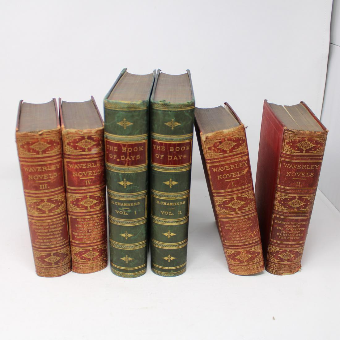 6 Vintage Books - Waverly Novels, Book of Days etc.. (1 of 2)