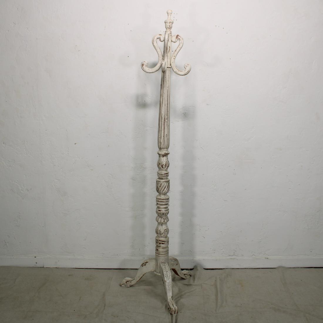 White wooden Hat Rack (1 of 3)