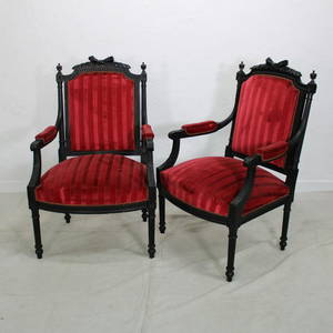 Pair of Louis XVI Style Chairs