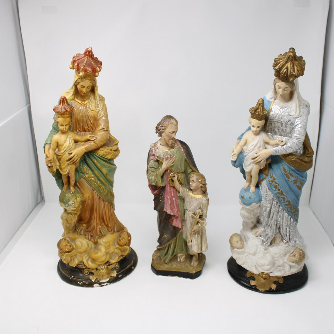 Trio of Three Religious Figures from Europe (1 of 6)