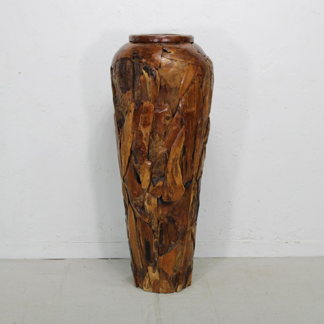 Tall Teak Root Vase (1 of 4)