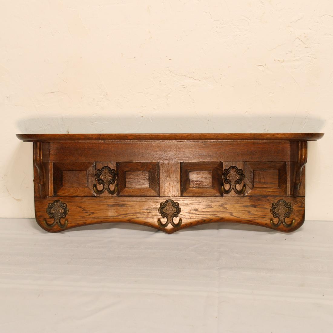 European Oak Wall Shelf #3: European Oak Wall Shelf 10 tall x 28 wide x 8 deep