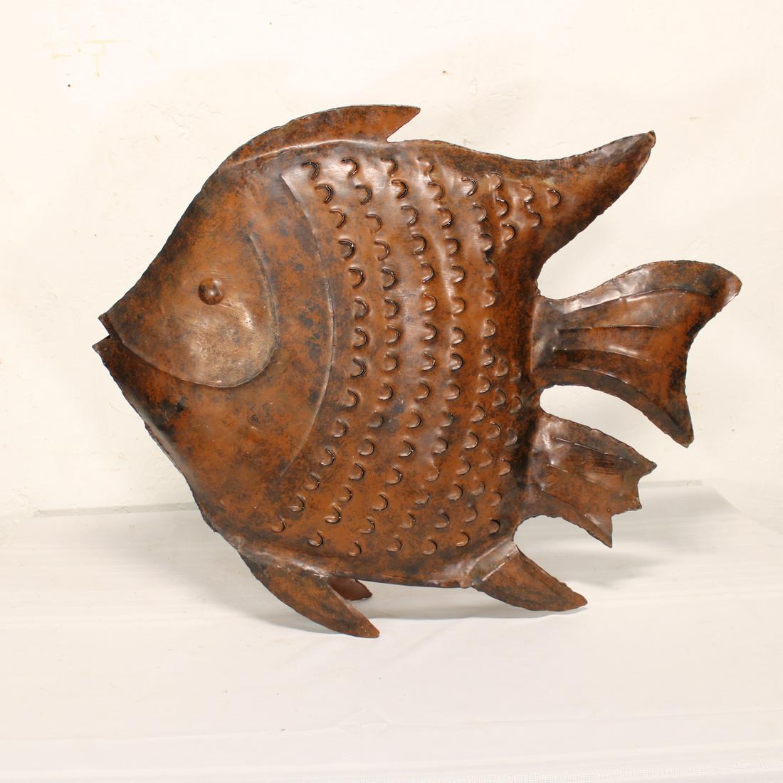 Large Decorative Metal Fish (1 of 3)