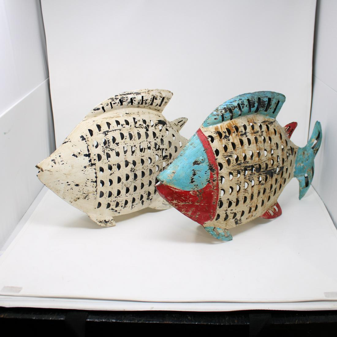 Two Decorative Metal Fish (1 of 3)