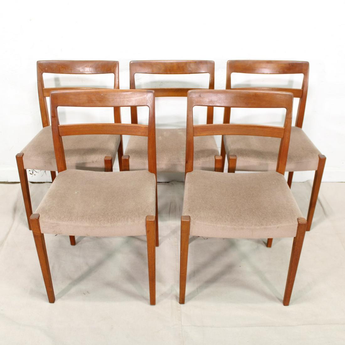 Set of 5 Mid Century Modern Dining Chairs (1 of 5)