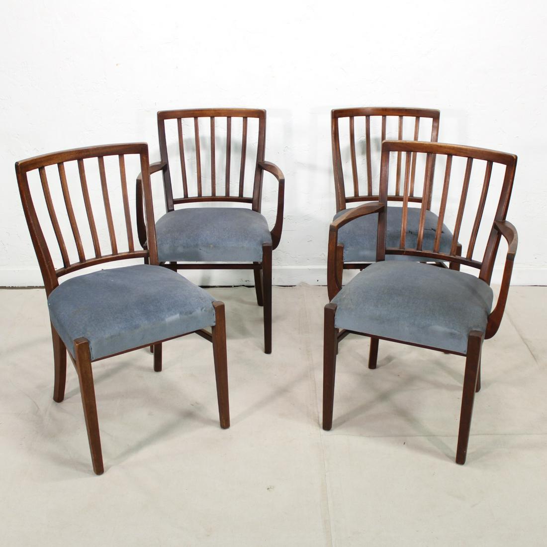 Set of 4 Mid Century Modern Dining Chairs (1 of 6)