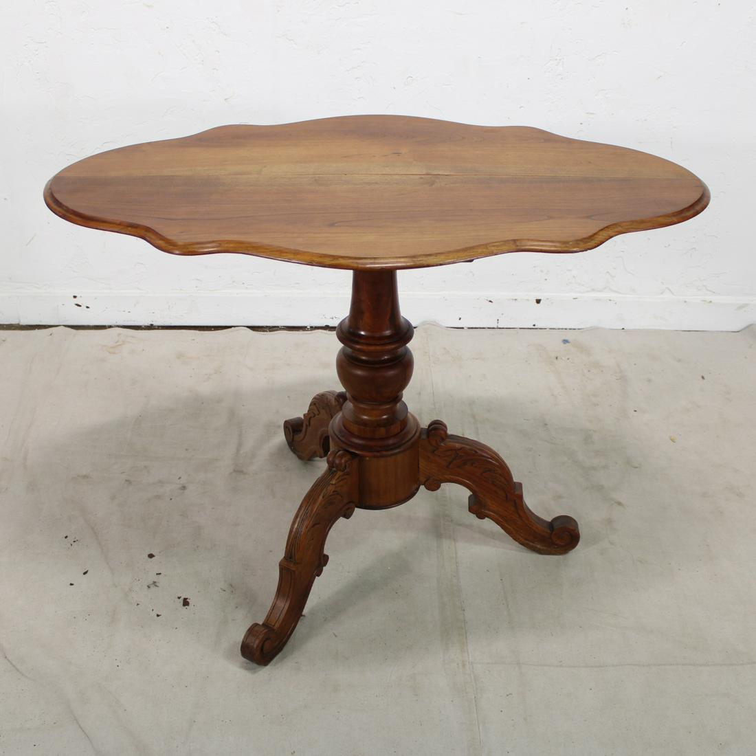 Louis Philippe Tilt Top Table in Cherry (1 of 4)
