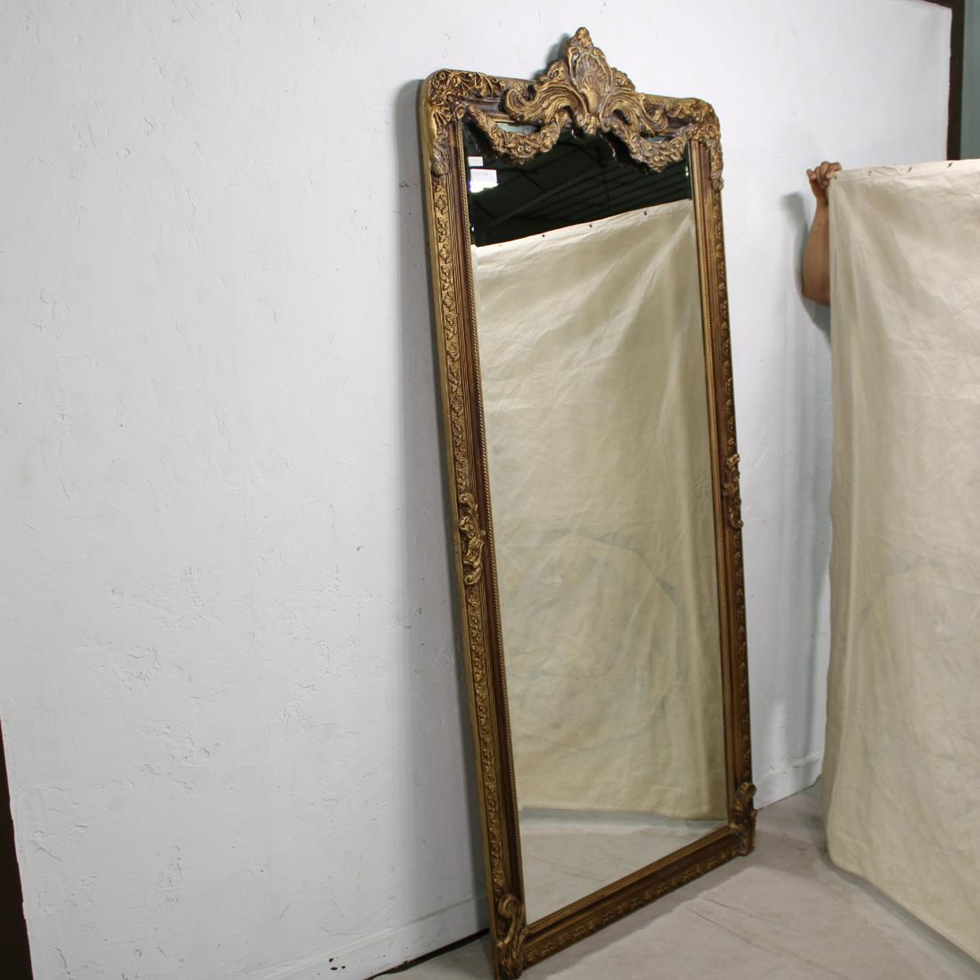 Large Gold Framed French Style Mirror #2 (1 of 3)