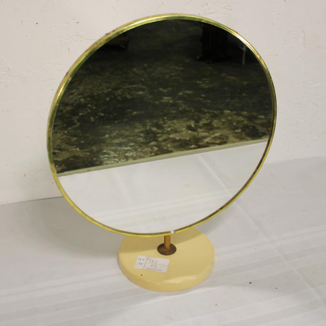 Retro / Mid Century Round Freestanding Mirror (1 of 3)