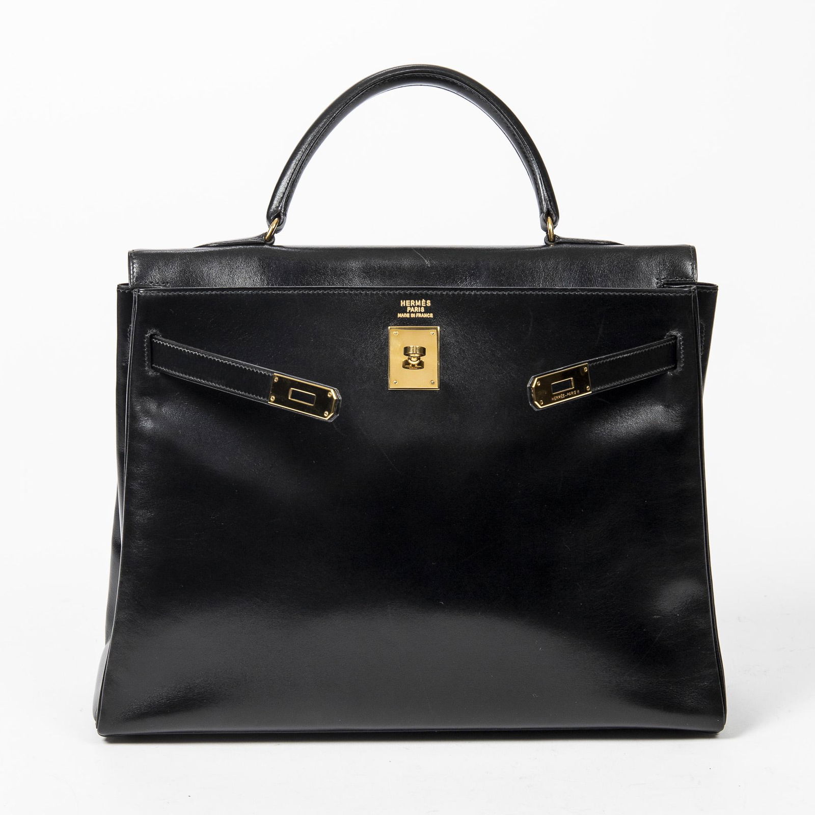 Hermes Kelly Retourne 35 in Box Leather (1 of 8)