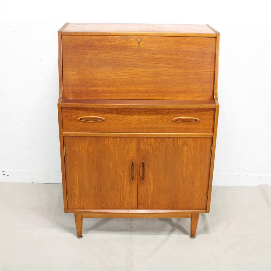 Mid Century Modern Drop Front Desk by Jentique (1 of 7)