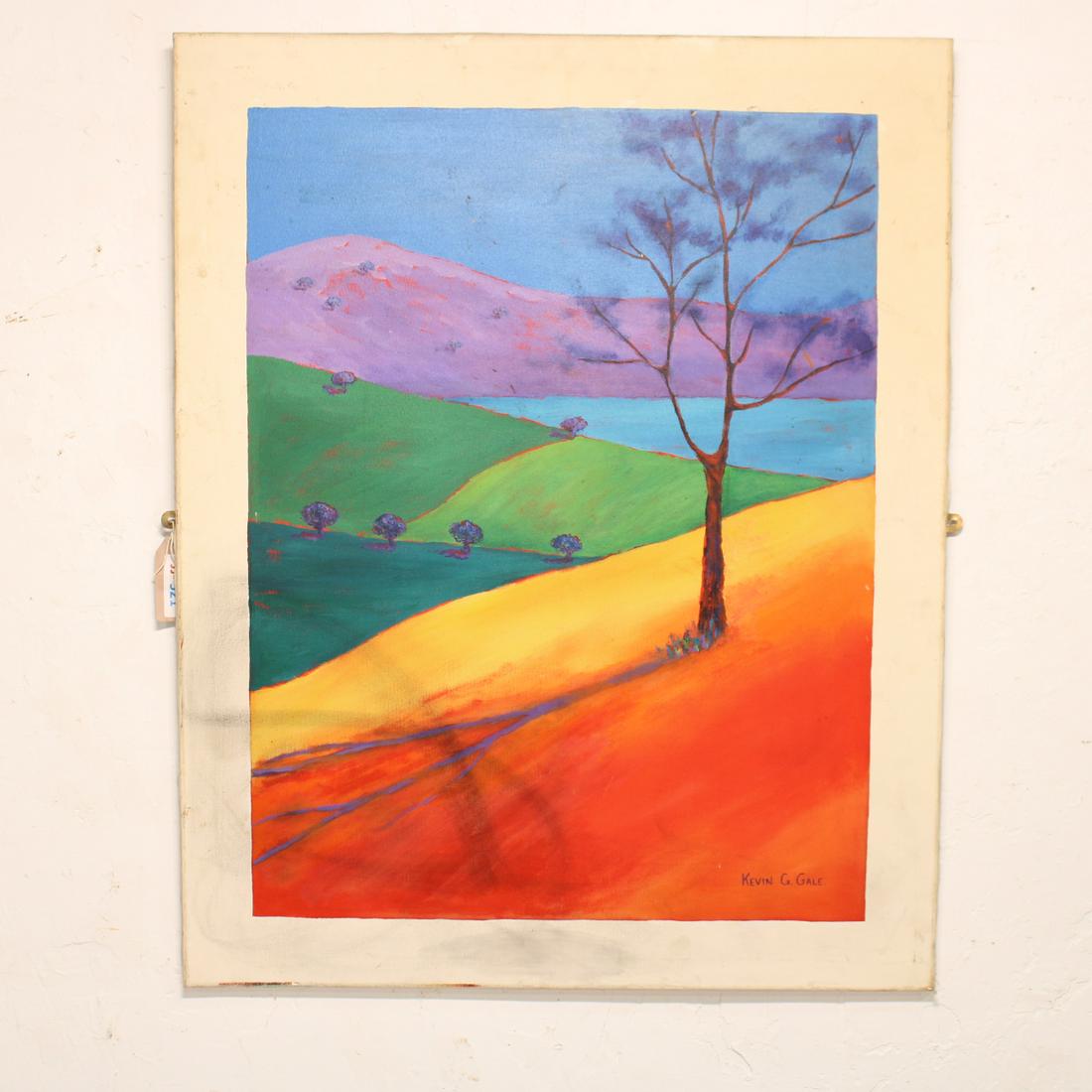 Vintage Painting - Countryside - signed Kevin G. Gale (1 of 3)