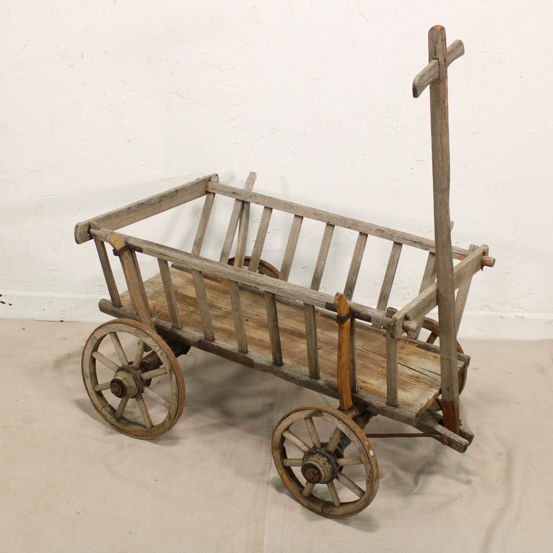 European Pine Cart: European Pine Cart - 43 tall x 40 x 27
