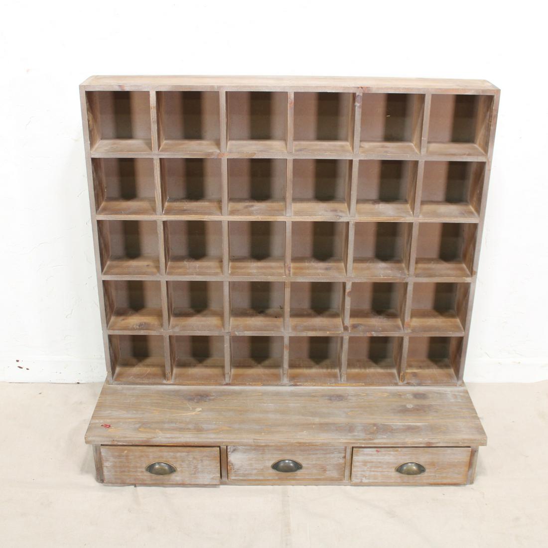 Shop Cubby Hole Fixture: New Item, Shop Cubby Hole Fixture. 40 in tall x 41 x 16