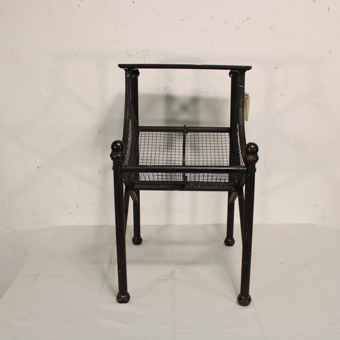 Metal Side Table with Book Rack (1 of 3)